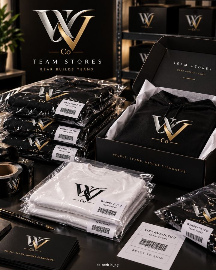 Packed and sorted team store orders